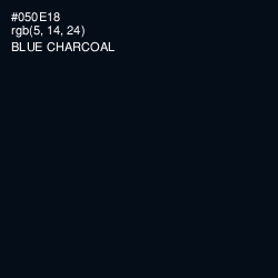 #050E18 - Blue Charcoal Color Image